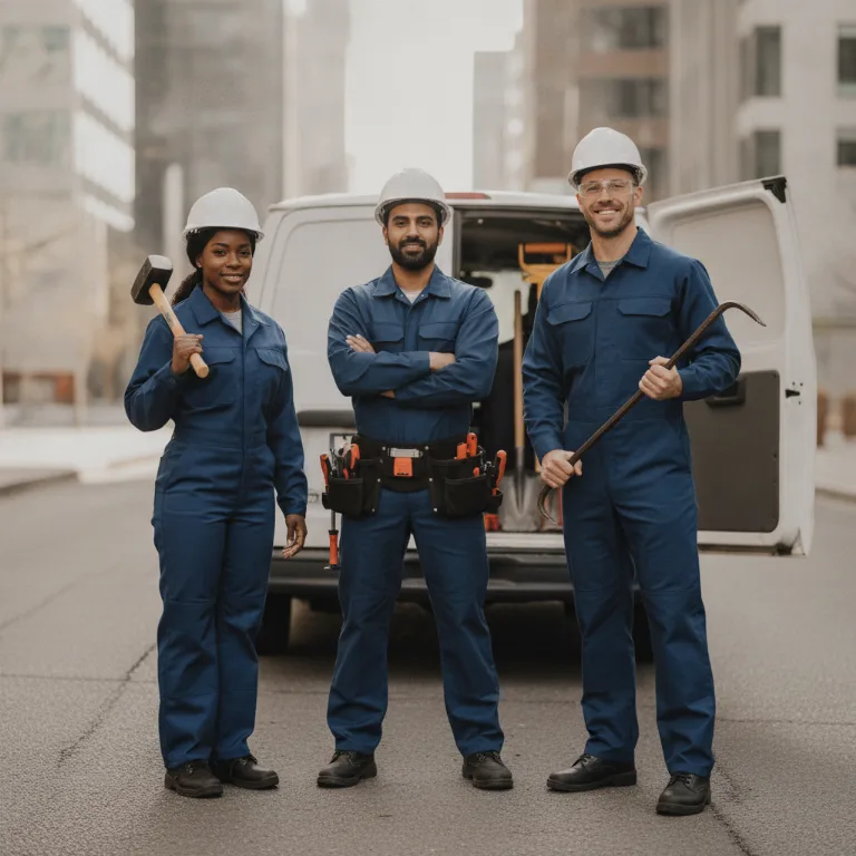 Demolition Company team in Canary Wharf